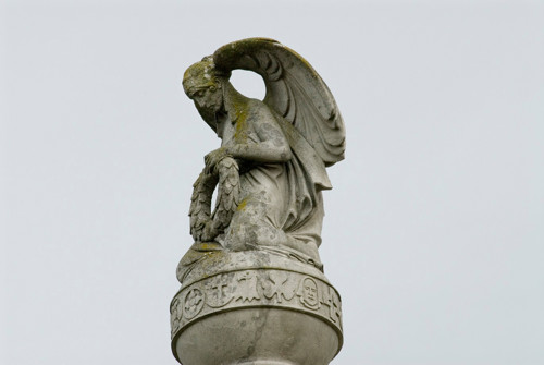 One of the Tyne Cot Memorial Angel by Ferdinand Blundstone and Joseph Armitage © CWGC
