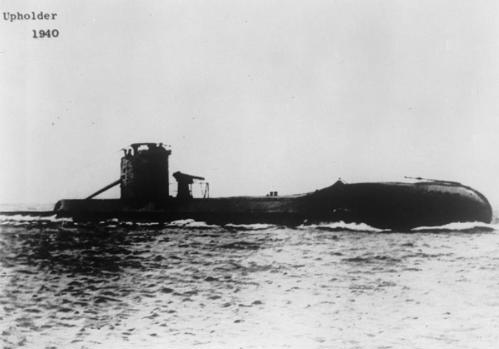 HMS Upholder in 1940