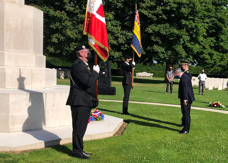 D-Day ceremony at Bayeux War Cemetery