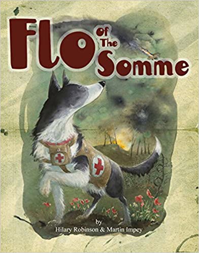 Flow of the Somme cover showing a dog with one front paw raised dressed in a nurse's costume.