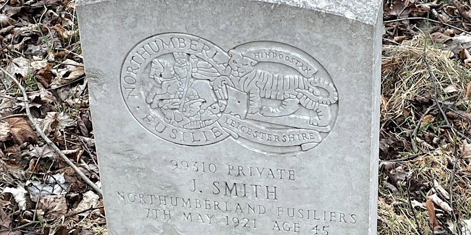 Headstone at Nottingham Basford Cemetery