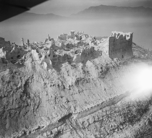 The blasted ruins of Monte Cassino.