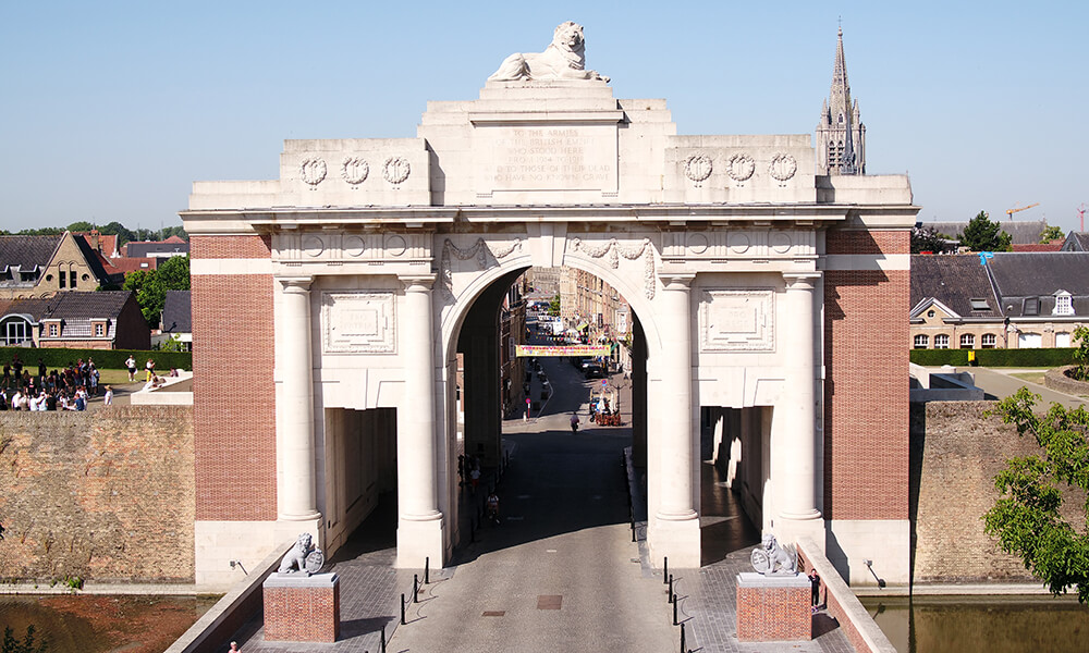 The Ypres Menin Gate Memorial 