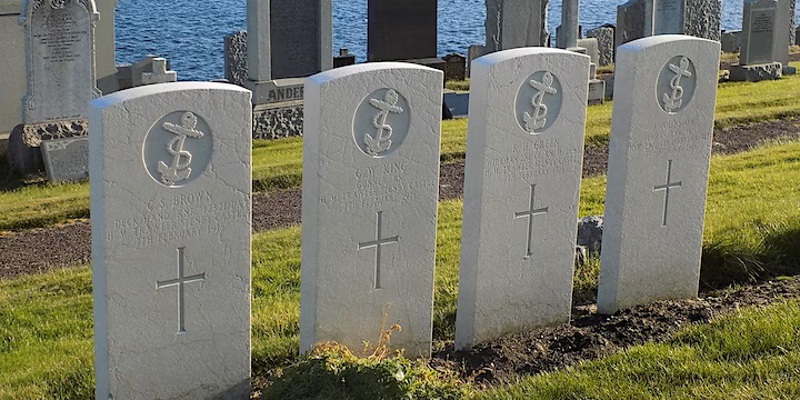 Lerwick cemetery general view