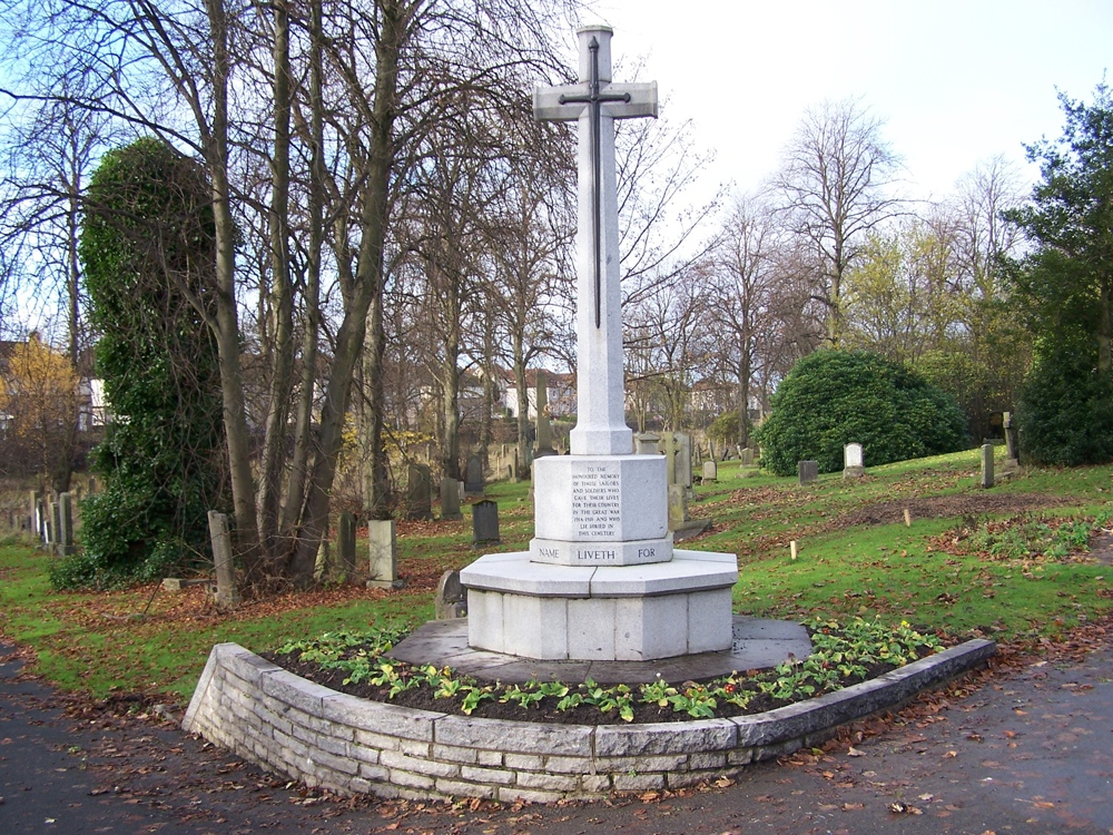 Glasgow Riddrie Park Cross of Sacrifice