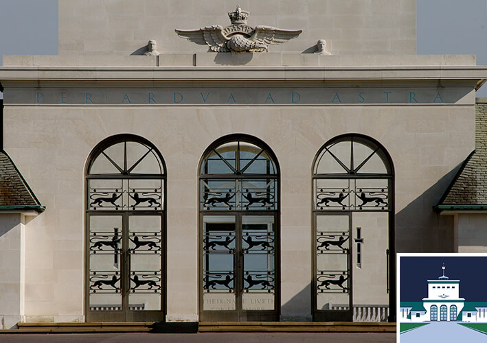 Runnymede Air Forces Memorial front gates