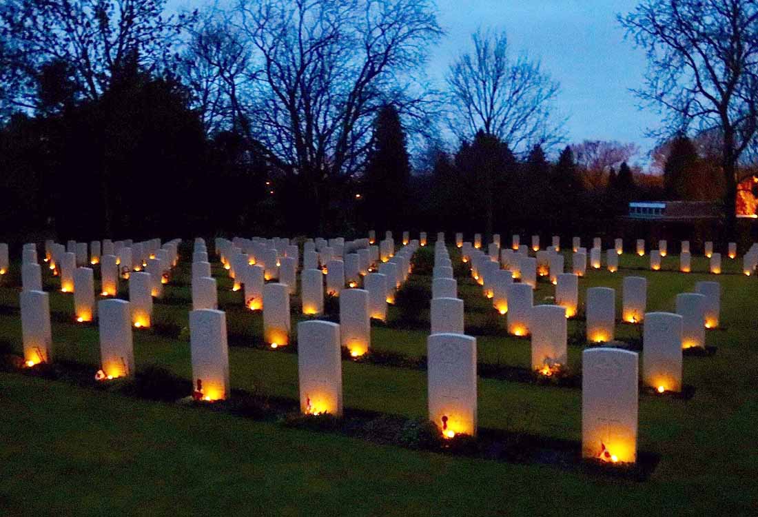 Candlelit Christmas remembrance held in Harrogate (Stonefall) Cemetery