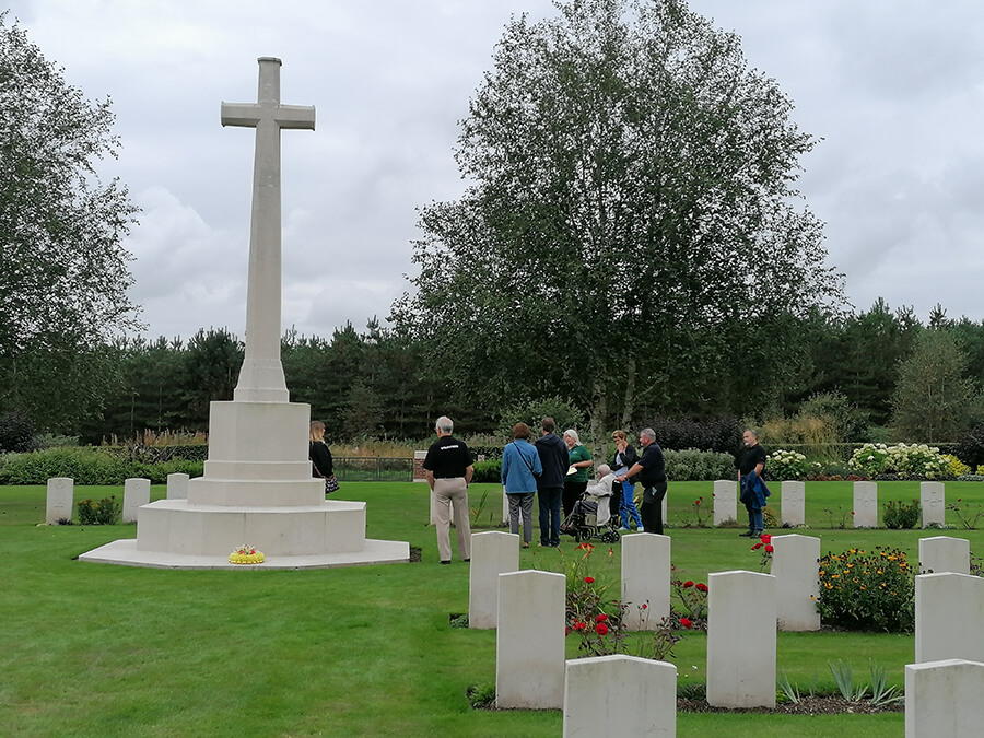 CWGC tour at Cannock Chase Cemetery