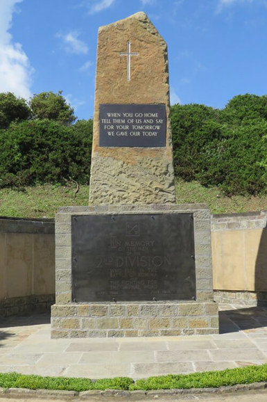 2nd Division memorial at Kohima War Cemetery