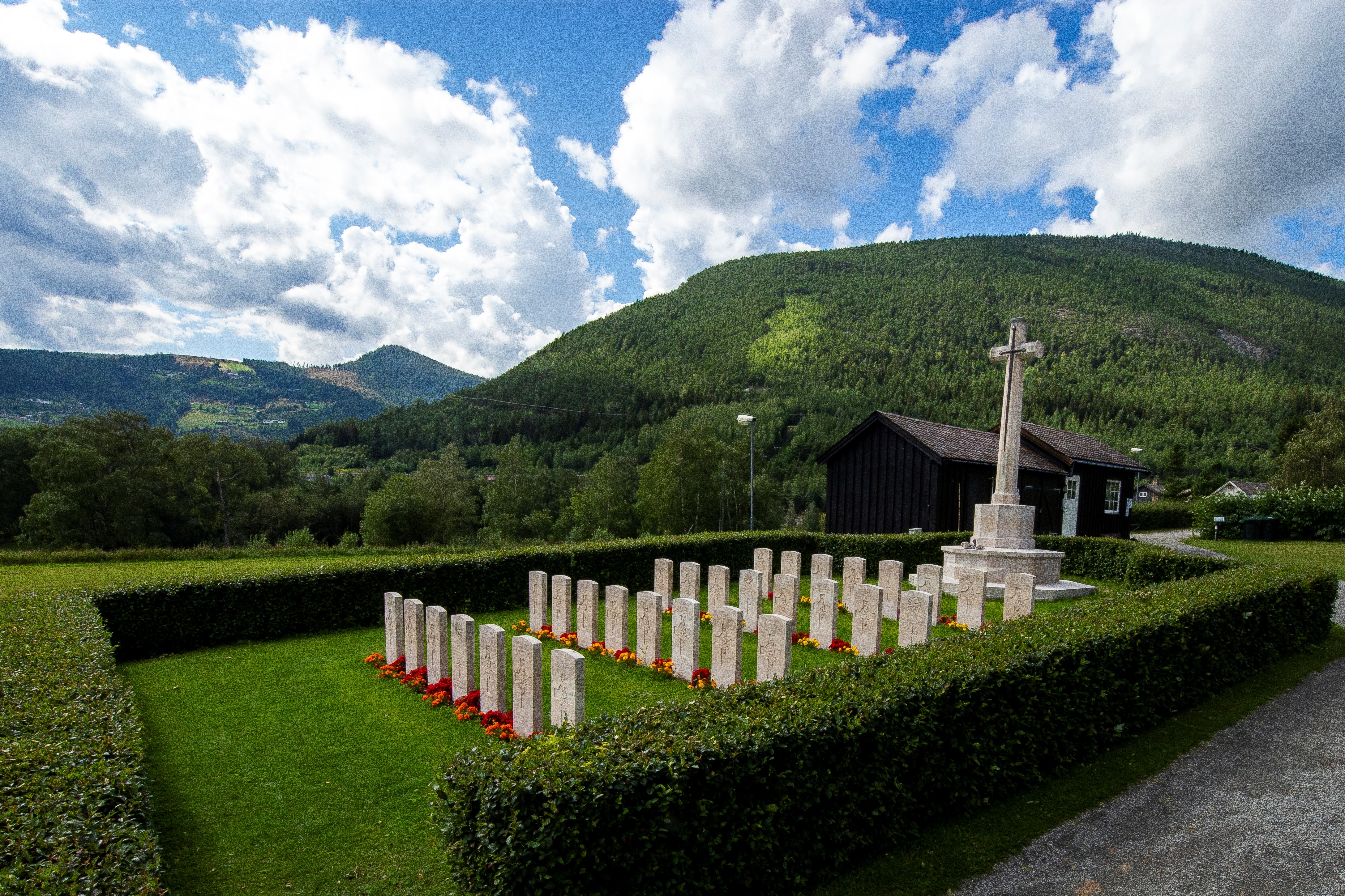Commonwealth War Graves In Nord Sel Kirke, Gudbrandsdal, Norway. Taken By Roy Johnsen In 2021