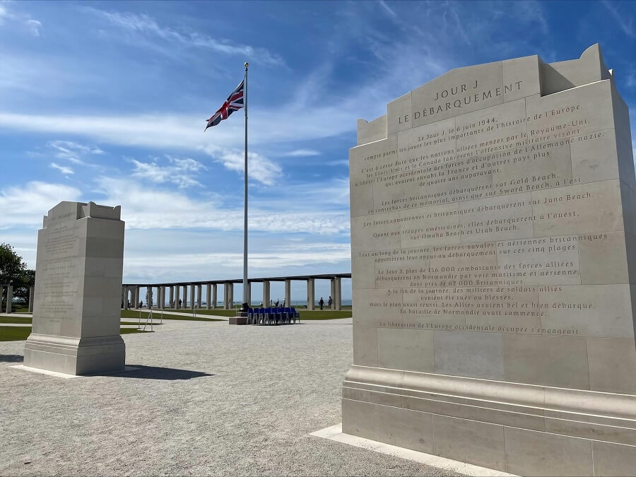 New Normandy memorial