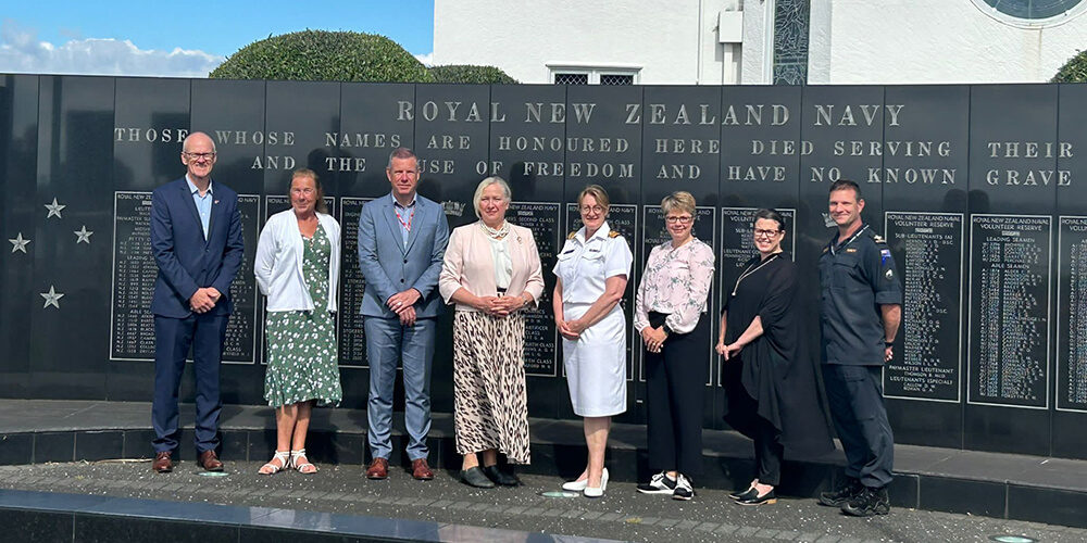Visiting the New Zealand Naval Memorial