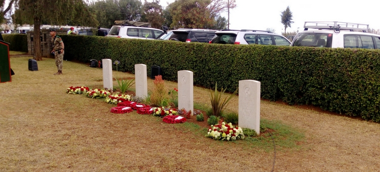 CWGC hosts memorial for four WW2 SAAF airmen lost when their plane crashed on Mt Kenya in 1942