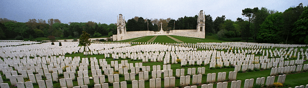 Headstones at Etaples Military Cemetery