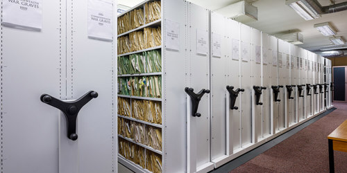 CWGC archive shelving