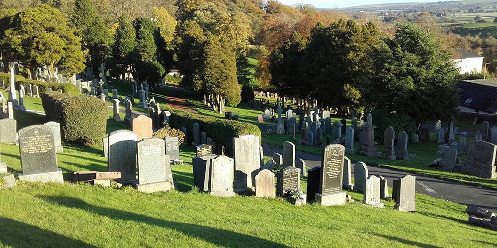 Strathaven Cemetery general view