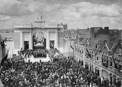 The unveiling of the Menin Gate