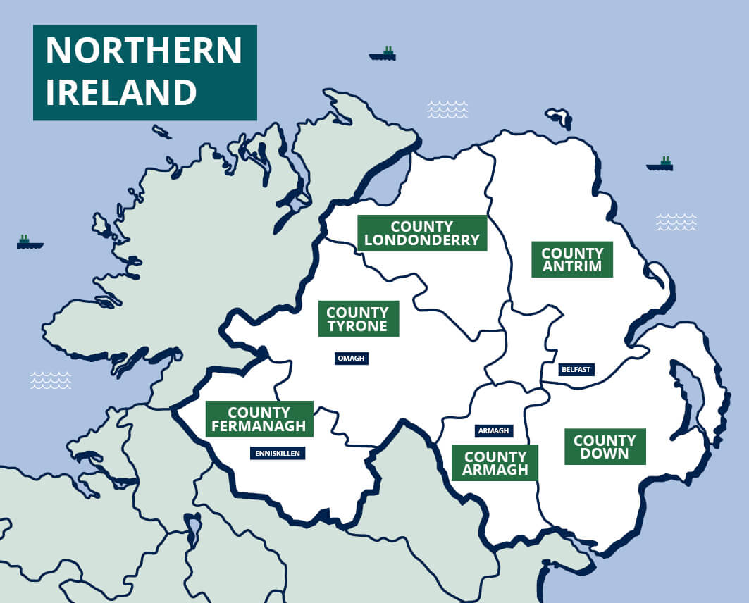 Northern Ireland Map