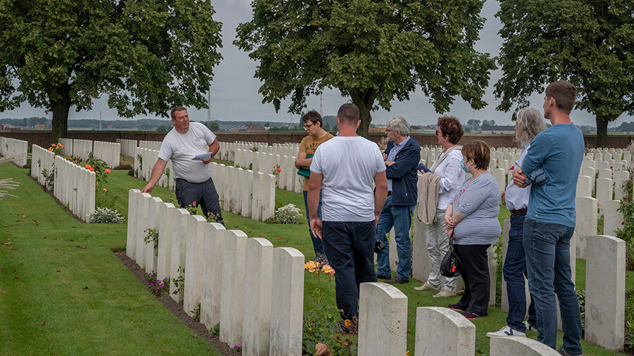 Tour at Poelcapelle British Cemetery
