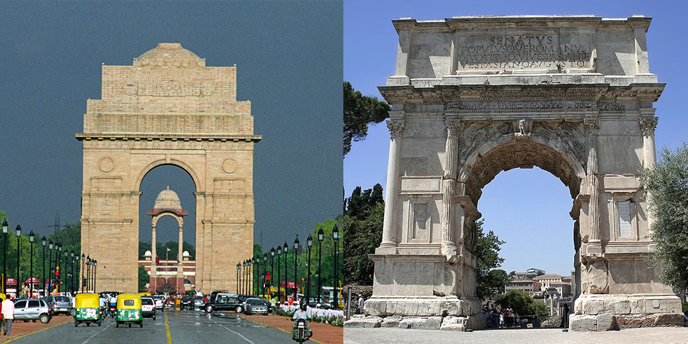 Delhi Gate and Arch of Titus