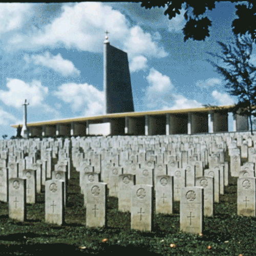 Footage of Kranji War Cemetery and Singapore Memorial